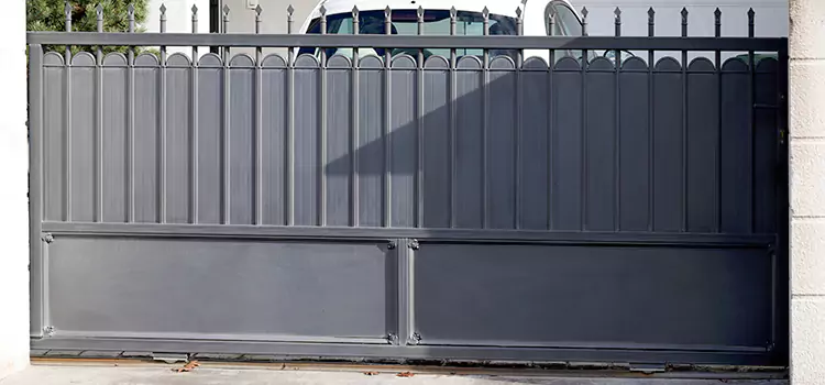Metal Driveway Gate Installation Janesville